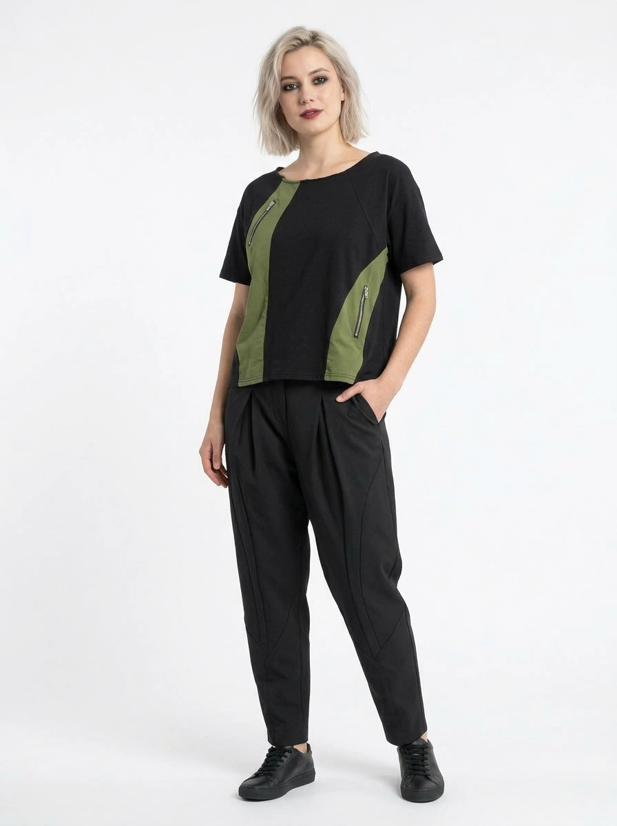 Jazz Up Irregular Design Punky Tee-SimpleModerne