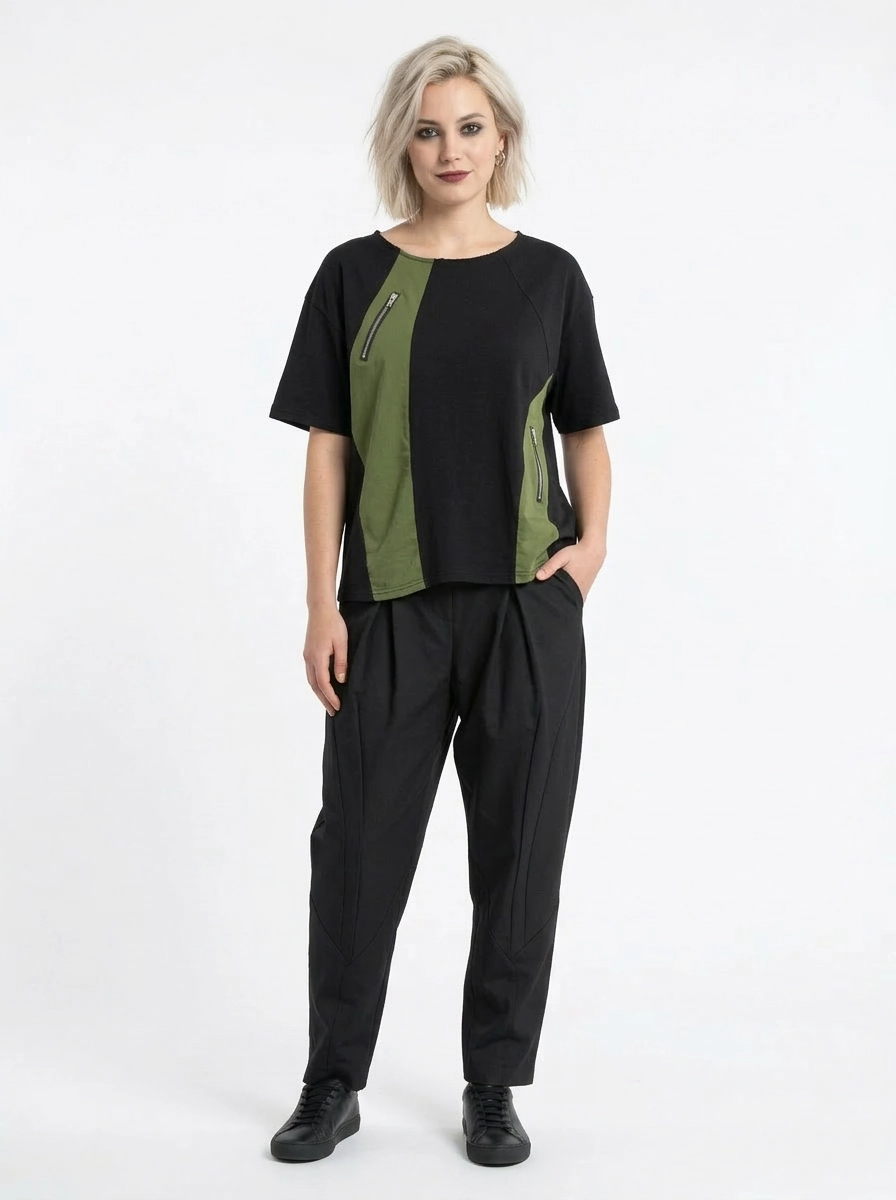 Jazz Up Irregular Design Punky Tee-SimpleModerne