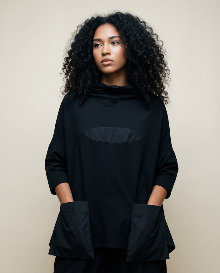 Jazz Up Maxi Pocket Pullover-SimpleModerne