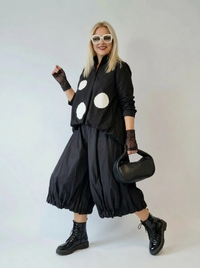 Jazz Up Maxi Polka Dot Shirt-SimpleModerne