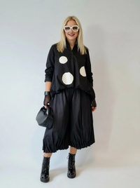 Jazz Up Maxi Polka Dot Shirt-SimpleModerne