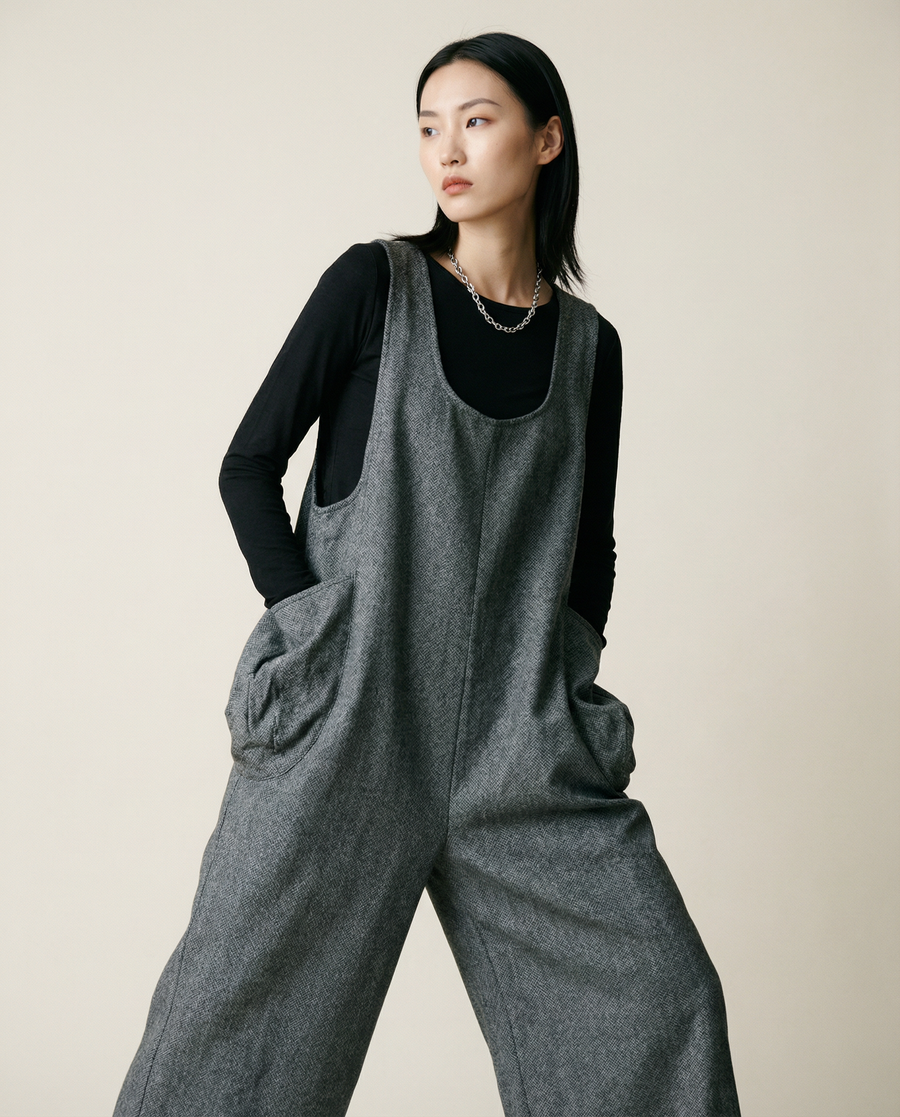 Jazz Up Oversized Jumpsuit-SimpleModerne