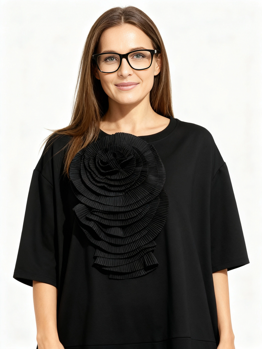 Jazz Up Relaxed Fit Shirt Dress-SimpleModerne