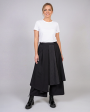 Jazz Up Wide Legged Layered Trousers-SimpleModerne