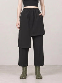 Re-launch Jazz up Irregular Design Capri Pants-SimpleModerne