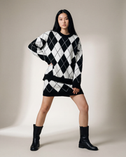 Knitted Pullover & Skirt Set-SimpleModerne