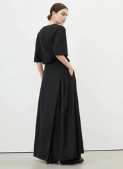 Layered Wide Legged Trousers-SimpleModerne