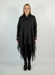 Mano Gote Irregular Design Shirt-SimpleModerne