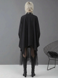 Mano Gote Irregular Design Shirt-SimpleModerne