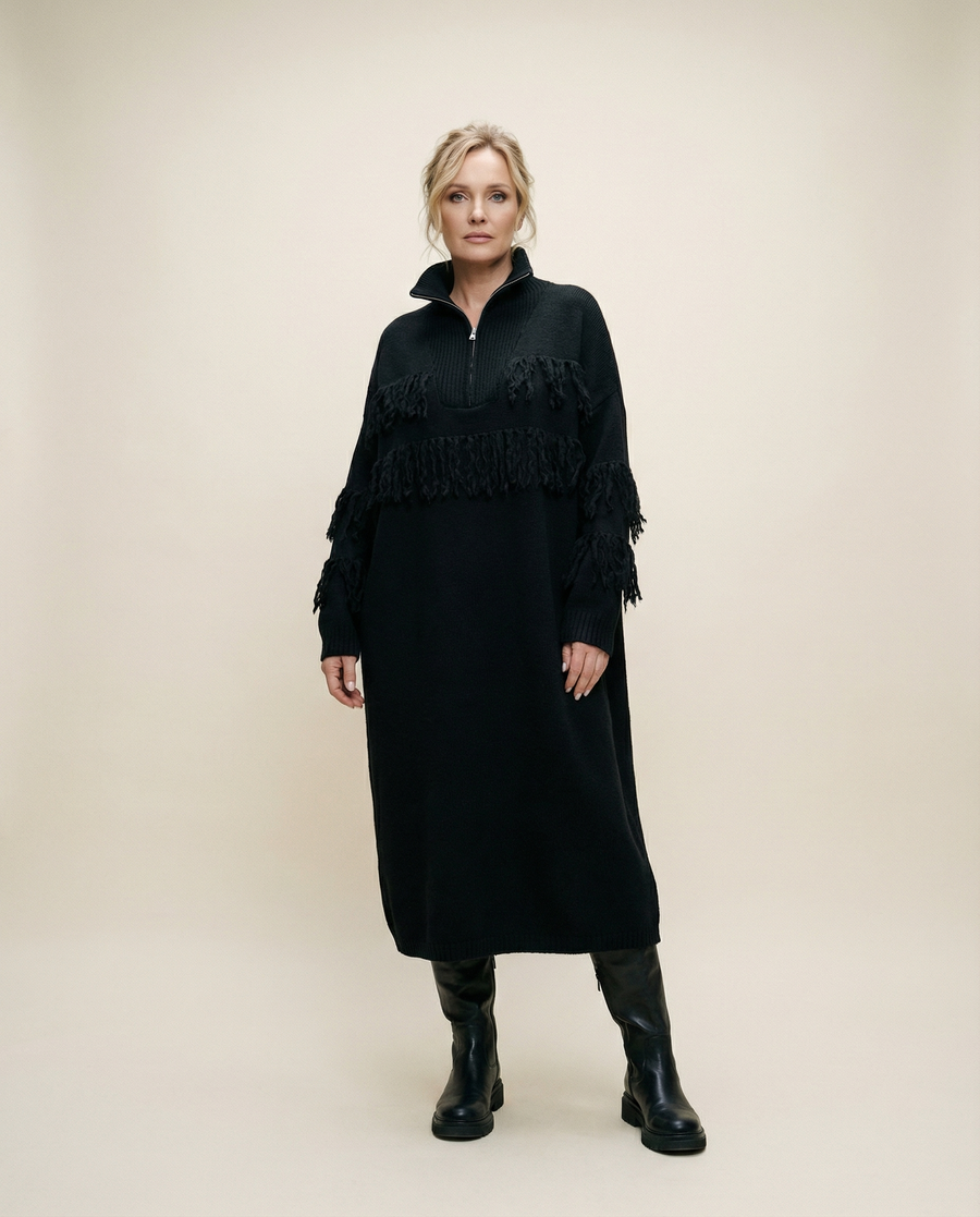 Maxi Knit Pullover Dress-SimpleModerne