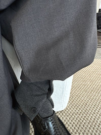 Minimal Goth Tailored Balloon Trousers-SimpleModerne