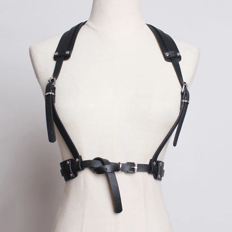 Minimal Gothic Harness Belt-SimpleModerne