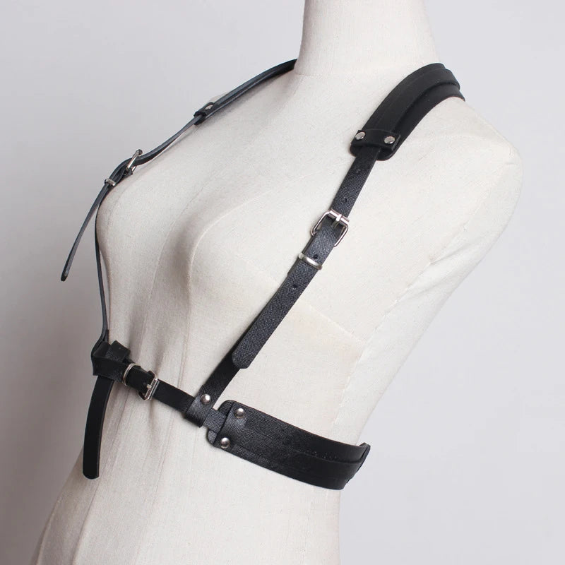Minimal Gothic Harness Belt-SimpleModerne