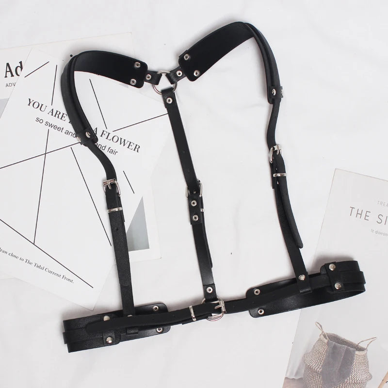 Minimal Gothic Harness Belt-SimpleModerne