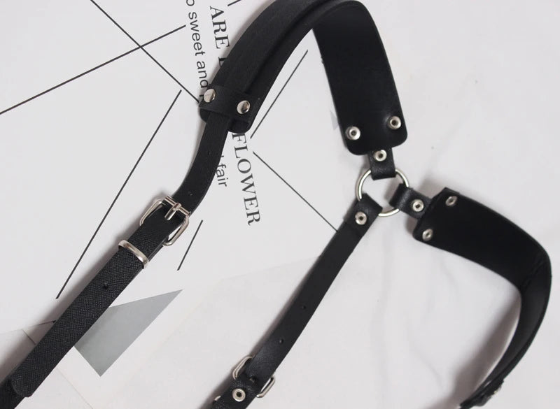 Minimal Gothic Harness Belt-SimpleModerne
