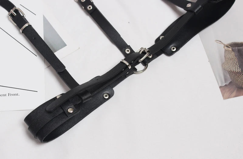 Minimal Gothic Harness Belt-SimpleModerne