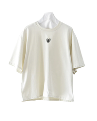 Minimal Heart Cotton T-Shirt-SimpleModerne