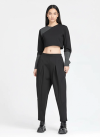 Miss Office Clown Comfy Harem Pants-SimpleModerne
