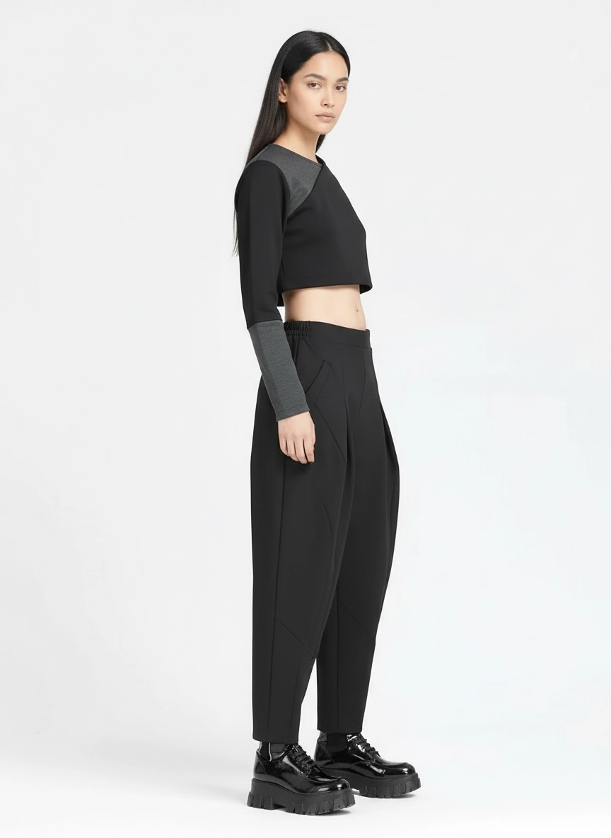 Miss Office Clown Comfy Harem Pants-SimpleModerne