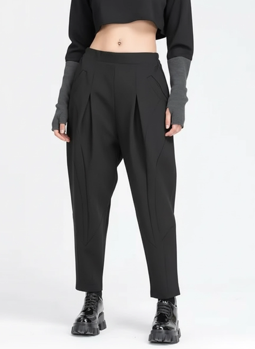 Miss Office Clown Comfy Harem Pants-SimpleModerne