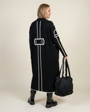 Miss Office Clown Knitted Pullover Dress-SimpleModerne