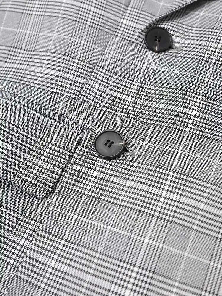 Miss Office Punk – Pleated Back Blazer-SimpleModerne