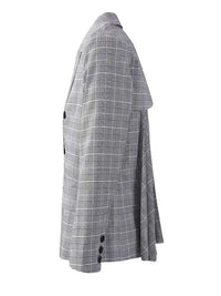 Miss Office Punk – Pleated Back Blazer-SimpleModerne
