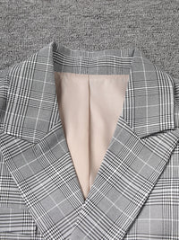 Miss Office Punk – Pleated Back Blazer-SimpleModerne