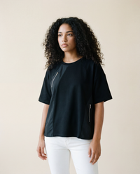 Jazz Up Irregular Design Punky Tee-SimpleModerne