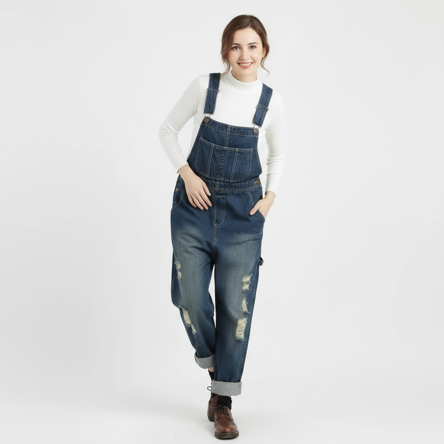 Utility Chic Denim Overalls – 2 Colors-SimpleModerne