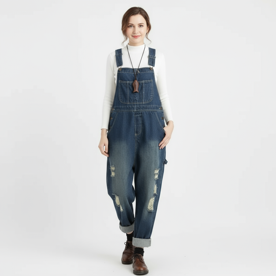 Utility Chic Denim Overalls – 2 Colors-SimpleModerne