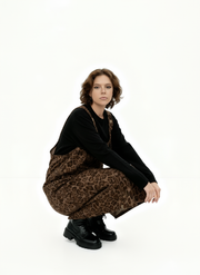 Wild Thing Leopard Sarafan Dress-SimpleModerne