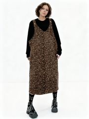 Wild Thing Leopard Sarafan Dress-SimpleModerne