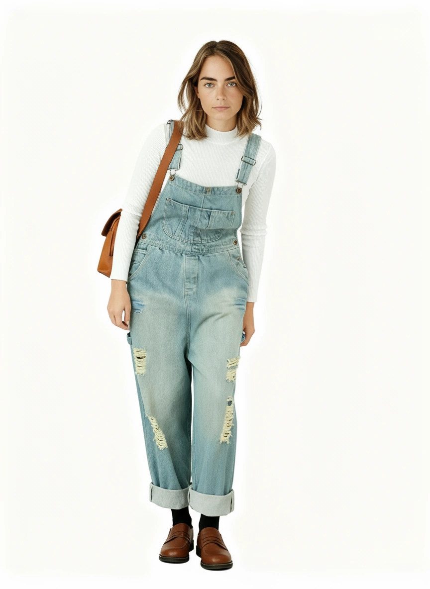 Utility Chic Denim Overalls – 2 Colors-SimpleModerne