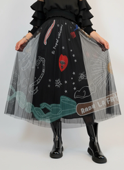 Simple Moderne SauleDu Layered Tulle Skirt-SimpleModerne