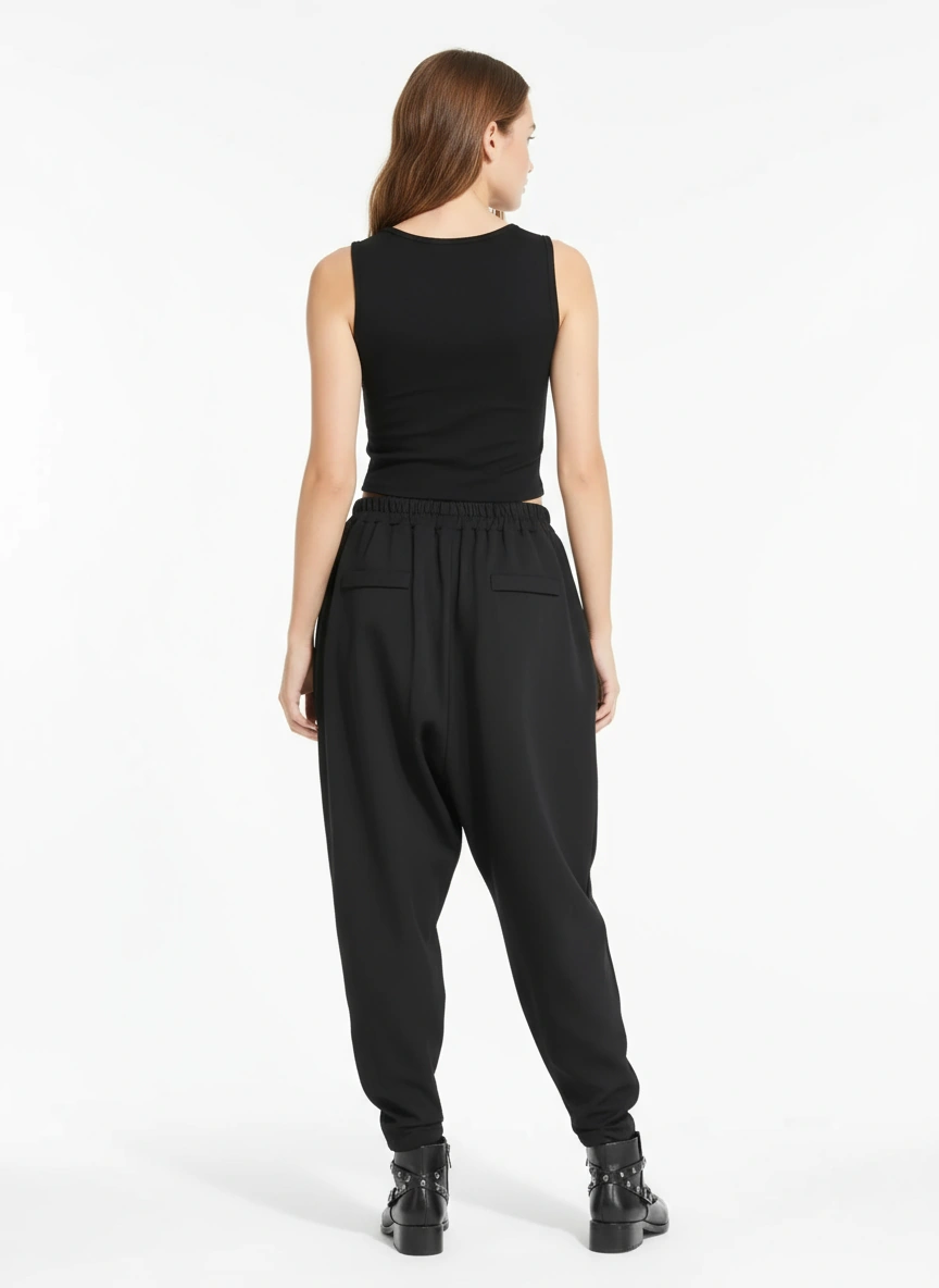 Simple Moderne Jazz Up Lite Harem Pants-SimpleModerne