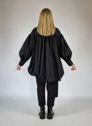 Jazz Up Juoda Lele Oversized Fit Shirt-SimpleModerne