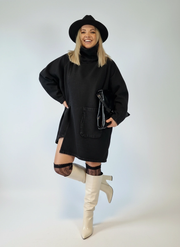 Urban Meets Urban Vintage Finish Denim Pullover-SimpleModerne