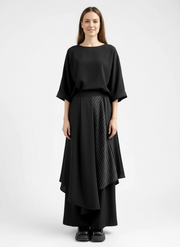 Jazz Up Wide Legged Layered Trousers-SimpleModerne