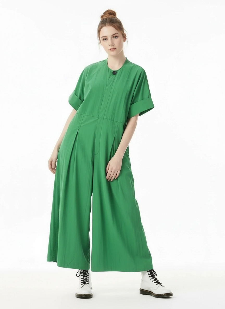 Punky Relaxed Jumpsuit – Bold, Edgy & Effortlessly Cool-SimpleModerne