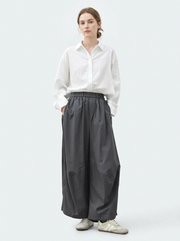 Sculptural Volume Trousers-SimpleModerne