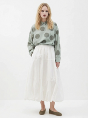 Voluminous Balloon Midi Skirt-SimpleModerne
