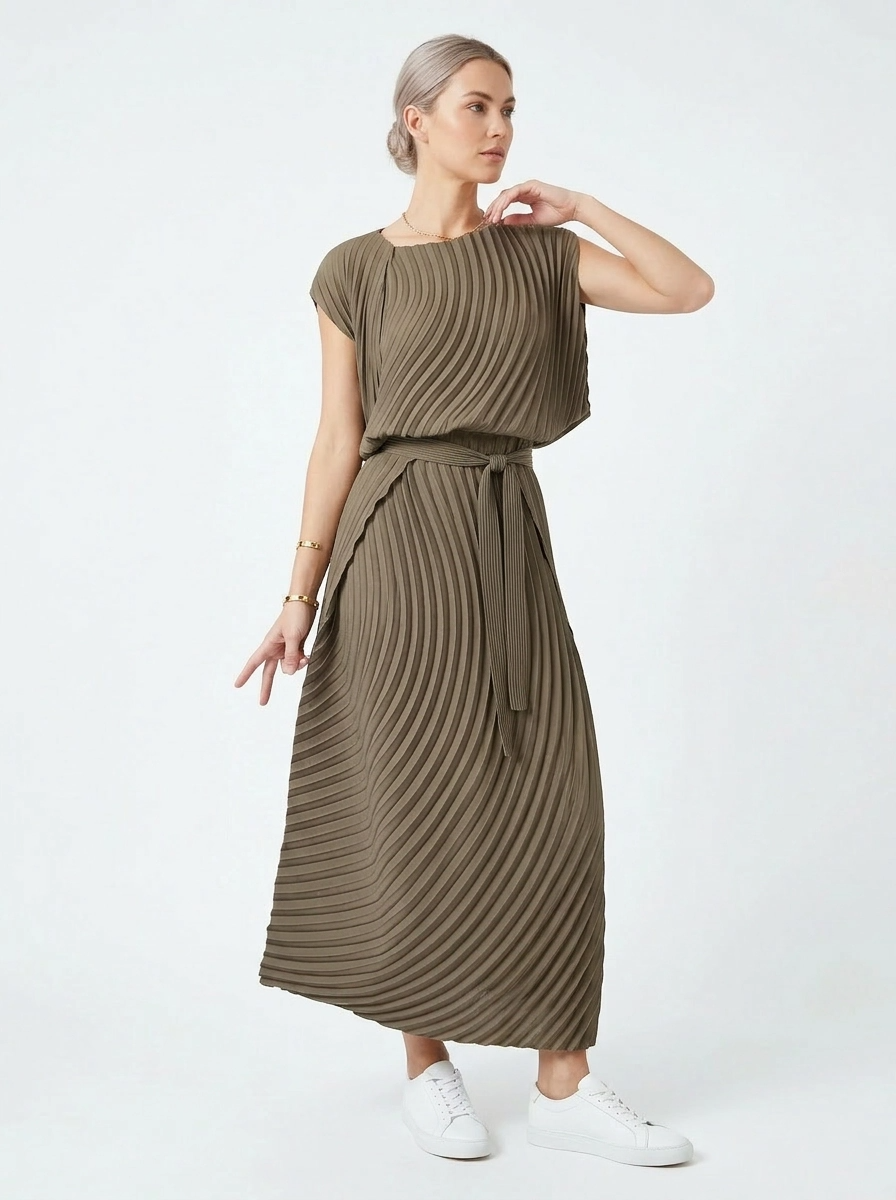 Pleated Minimal Two-Piece Set-SimpleModerne