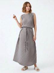 Pleated Minimal Two-Piece Set-SimpleModerne