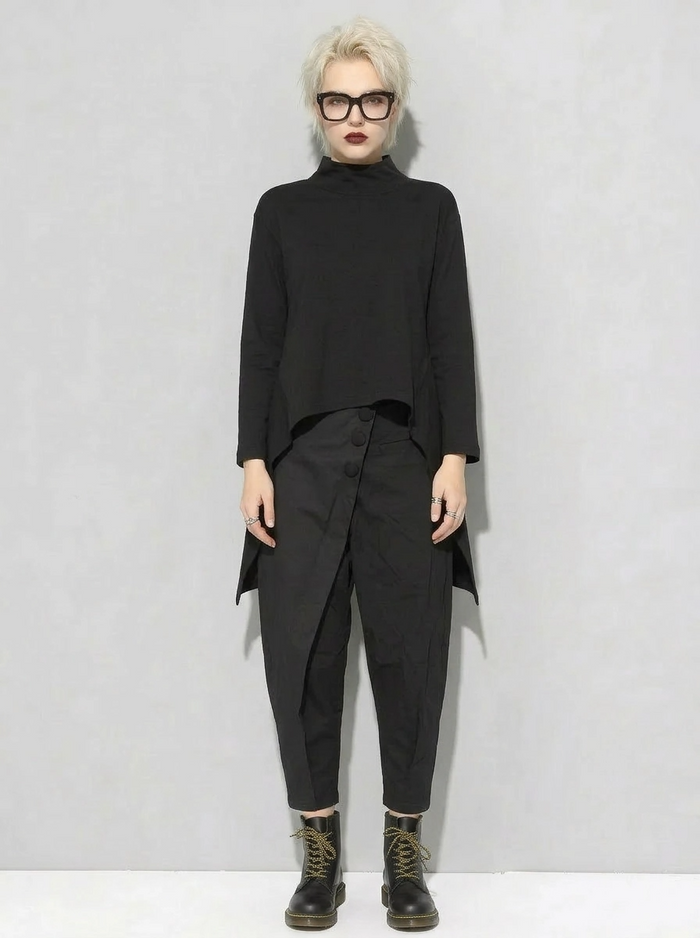 Simple Moderne Jazz Up Calf-Length Trousers