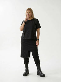 Jazz up Irregular Design Capri Pants-SimpleModerne