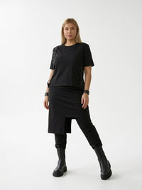 Jazz up Irregular Design Capri Pants-SimpleModerne