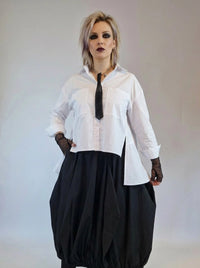Simple Moderne Jazz Up Punky Basic Relaxed Fit Shirt-SimpleModerne