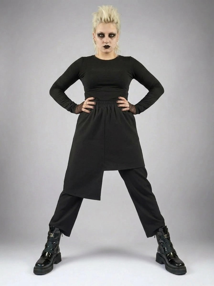 Jazz up Irregular Design Capri Pants-SimpleModerne
