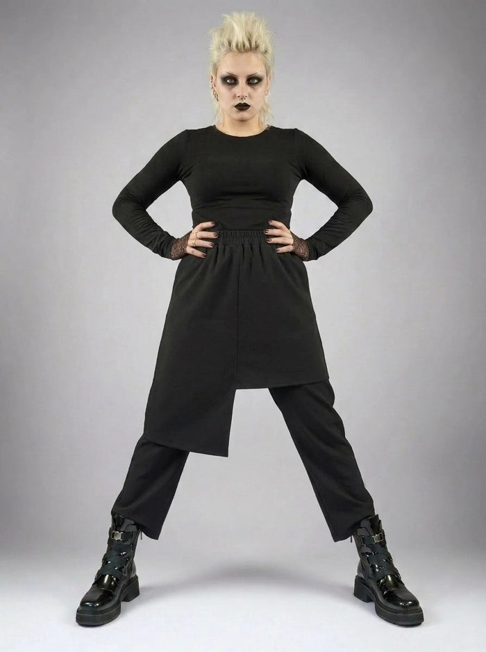 Jazz up Irregular Design Capri Pants-SimpleModerne